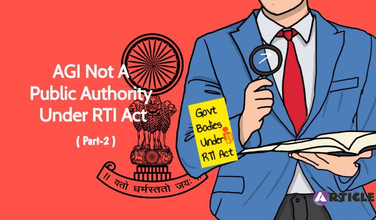 AGI beyond RTI: Defining his role, not as ‘Authority’ has several contradictions